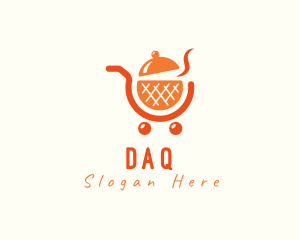 Meal - Cooking Shopping Cart logo design