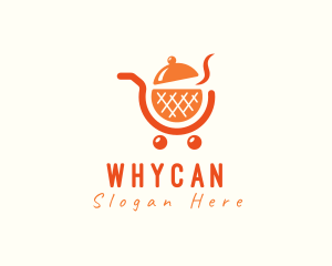 Online Shop - Cooking Shopping Cart logo design