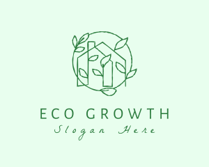 Greenhouse - Garden Greenhouse Vine logo design