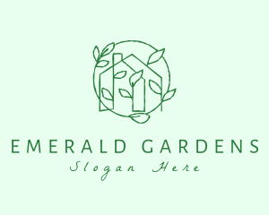 Garden Greenhouse Vine logo design