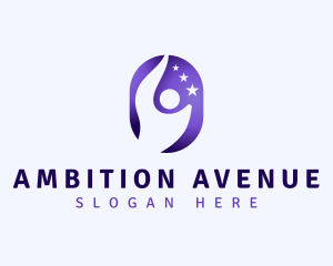 Ambition - Human Star Ambition logo design