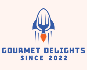 Rocket Kitchen Diner logo design