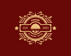 Gastropub - Flame Bistro Restaurant logo design