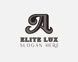 Upmarket - Upscale Elegant Boutique Letter A logo design