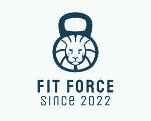 Crossfit - Lion Crossfit Kettlebell logo design