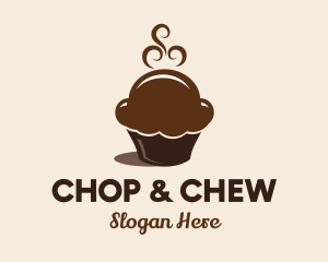 Sweet - Hot Chocolate Cupcakes logo design
