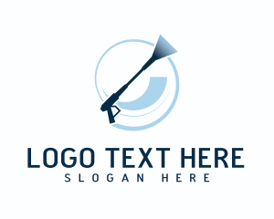 Cleaning Tools - Pressure Washing Business logo design