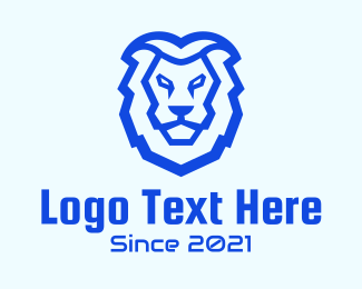 Wild Lion Mascot Logo