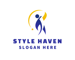Human Star Dance Fitness Logo