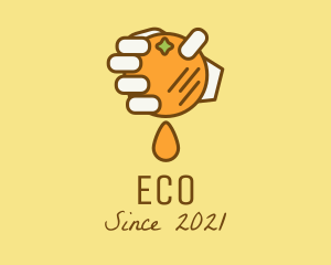 Organic Produce - Fresh Orange Squeeze logo design