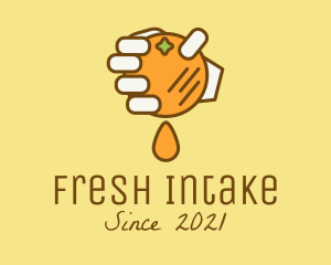 Fresh Orange Squeeze  logo design