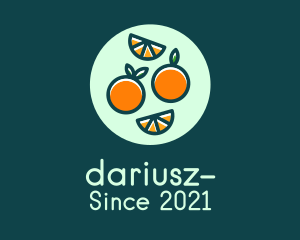 Orchard - Fresh Orange Fruit logo design