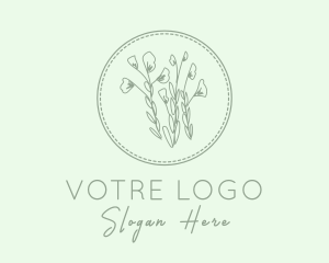 Plant - Natural Plant Embroidery logo design