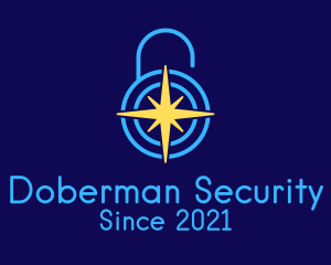 Star Security Lock  logo design