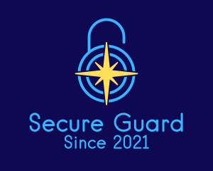 Star Security Lock  logo design