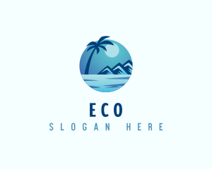 Holiday - Tropical Vacation Island logo design