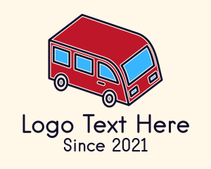 Transport Service - Red Toy Van logo design