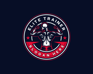 Muscle Gym Fitness logo design