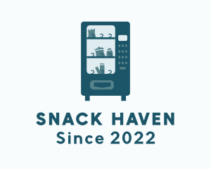 Snacks Vending Machine logo design