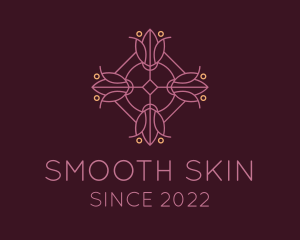 Flower Fashion Skin Care  logo design