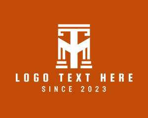 Maya - Tribal Tattoo Letter T logo design