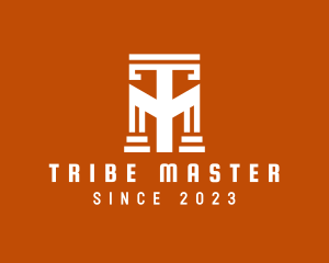 Tribal Tattoo Letter T  logo design