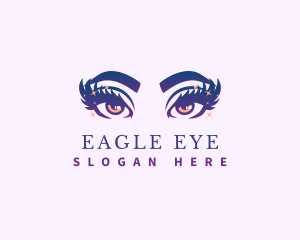 Eye Beauty Eyelash logo design