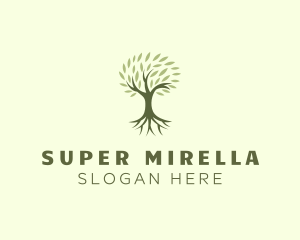 Spa - Leaf Tree Nature logo design