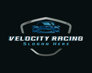 Sports Car Shield logo design