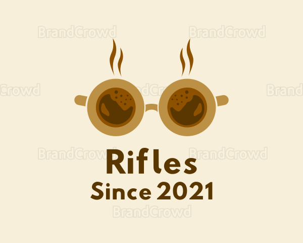 Coffee Cup Sunglasses Logo