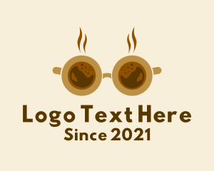 Mocha - Coffee Cup Sunglasses logo design