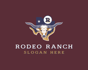 Texas Longhorn Rodeo logo design