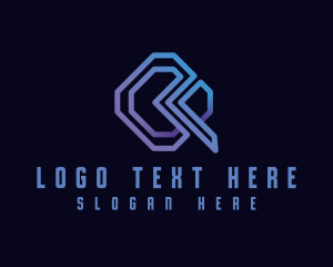 App - Modern Tech Letter Q logo design