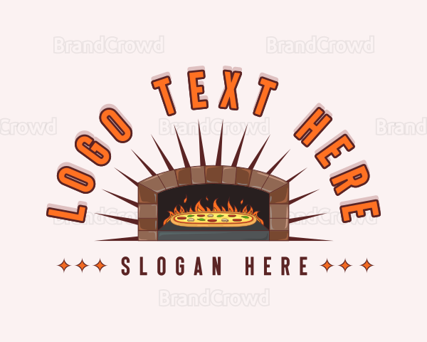 Pizza Oven Restaurant Logo