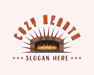 Pizza Oven Restaurant logo design