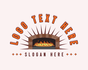 Pizza Oven Restaurant Logo