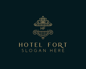 Stylish Upscale Hotel logo design