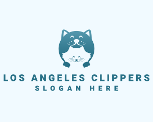 Cat Dog Grooming Logo