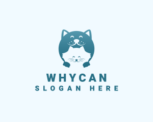 Cat Dog Grooming Logo