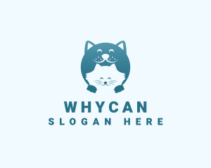 Cat - Cat Dog Grooming logo design