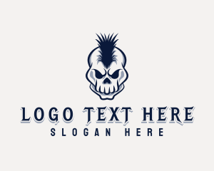 Hip Hop - Punk Skull Hip Hop logo design