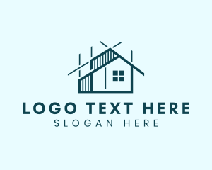Residence - House Structure Architecture logo design
