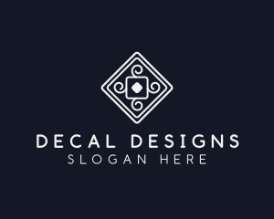 Interior Design Floor Tile logo design