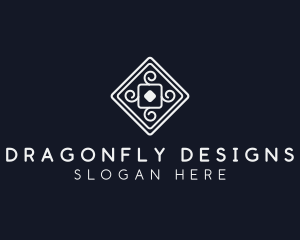 Interior Design Floor Tile logo design