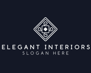 Interior Design Floor Tile logo design