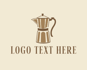 Culinary Arts - Moka Pot Coffee Espresso logo design
