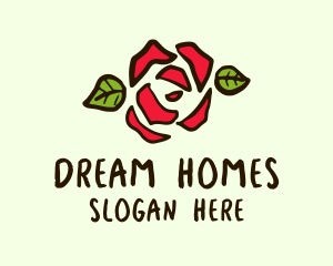 Floriculture - Rose Petals Garden logo design