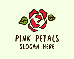 Rose Petals Garden logo design