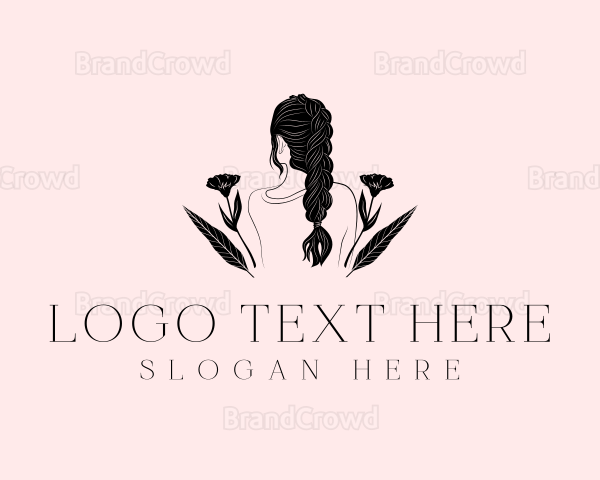 Hair Woman Braid Logo
