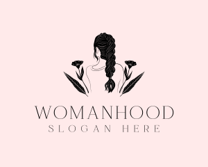 Hair Woman Braid Logo